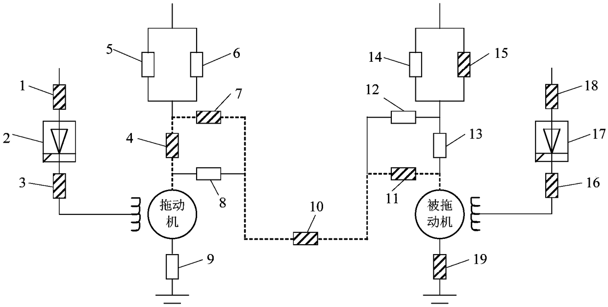 GCB breaking locking and unlocking system and method of pumped storage machine set