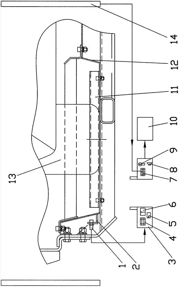 Intelligent wireless vehicle-stopping detection device