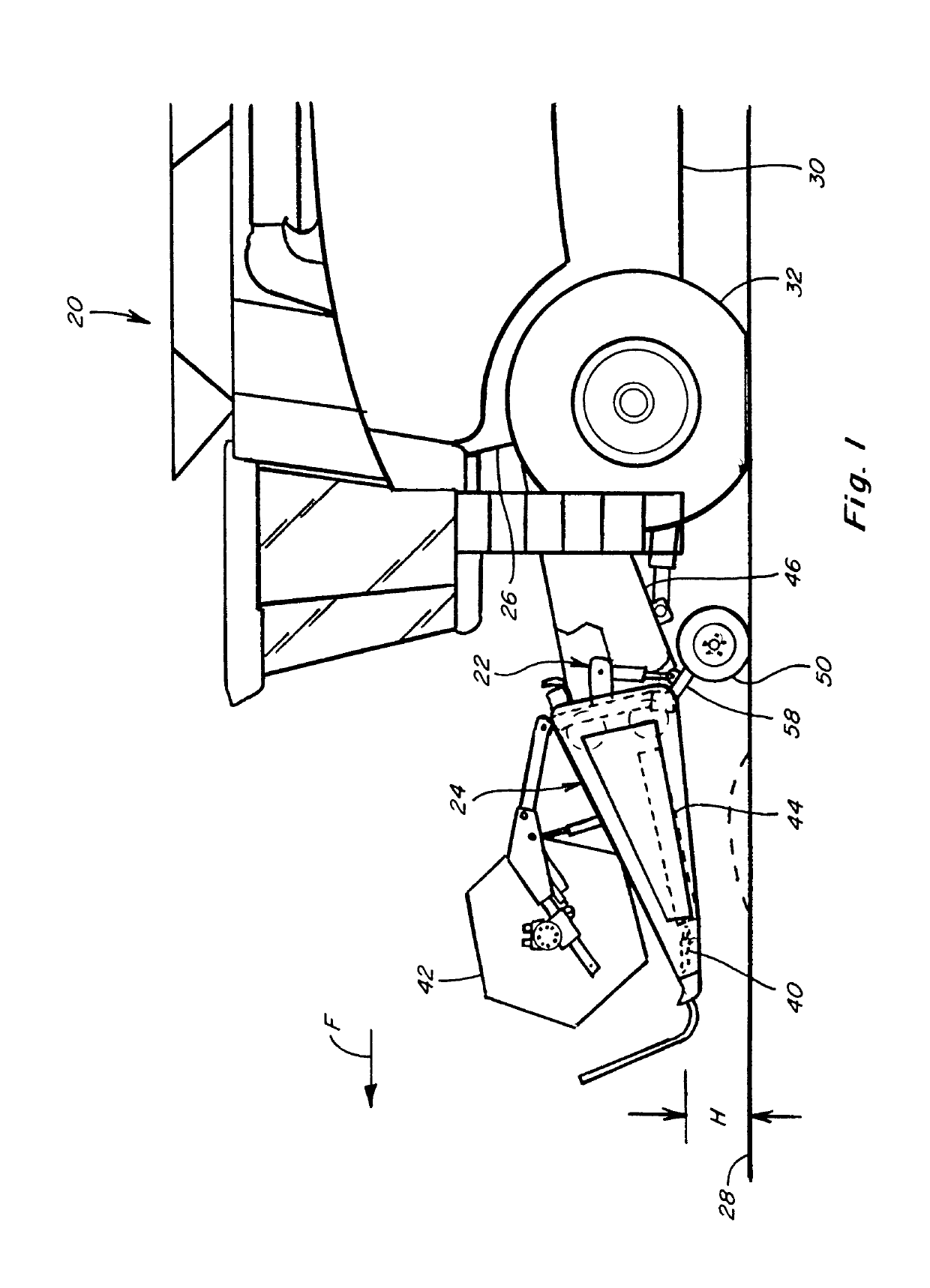 Header lateral tilt control with automatic operation in free float and controlled tilt modes