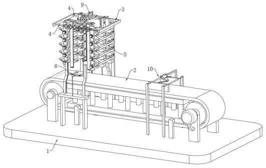 Automatic conveying and stacking equipment for lithium batteries