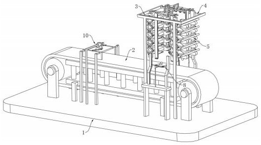 Automatic conveying and stacking equipment for lithium batteries