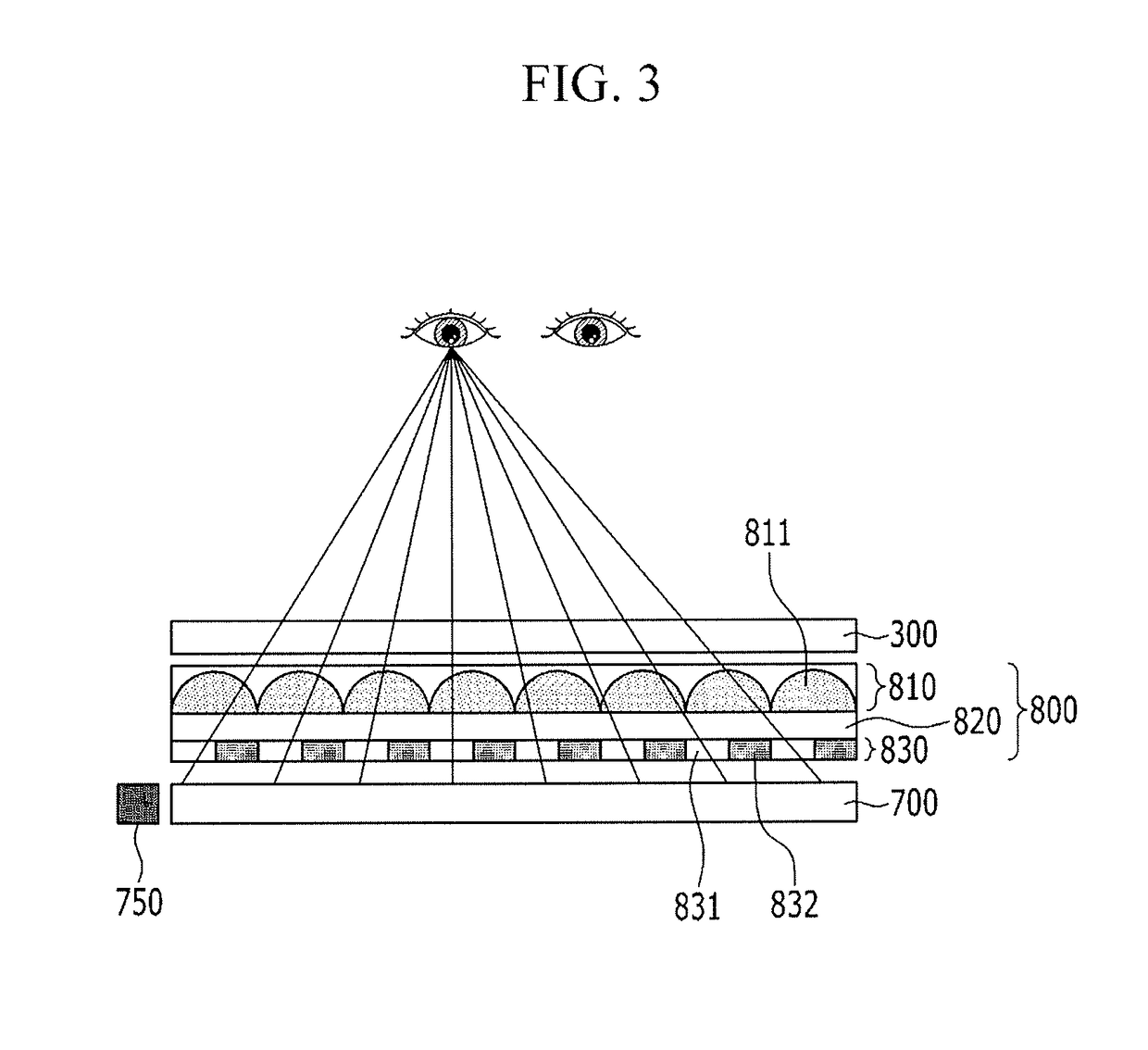 Stereoscopic image display device