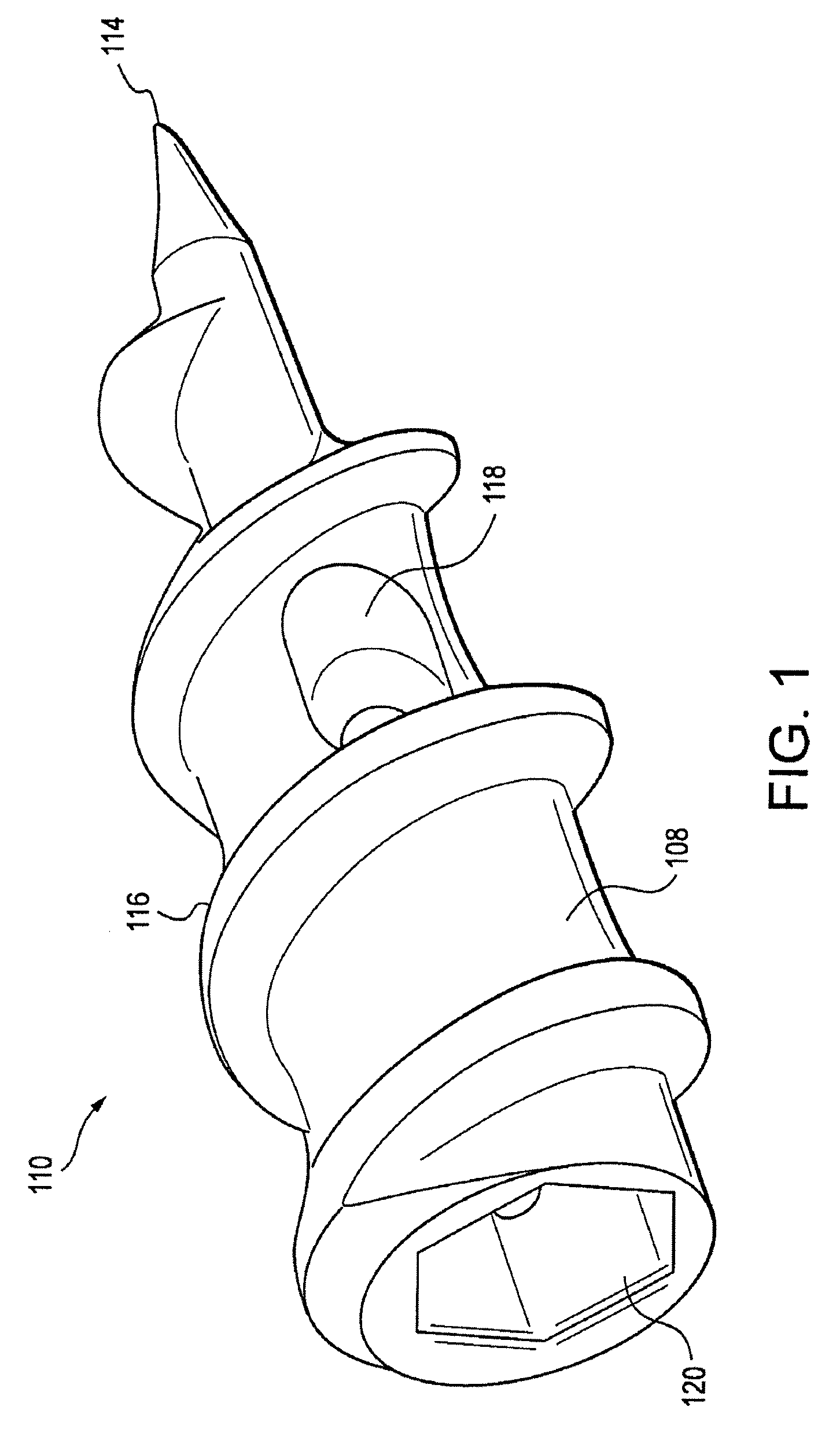 Peek threaded suture anchor