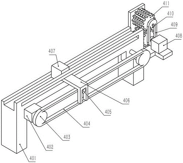 Integrated bamboo stick processing robot