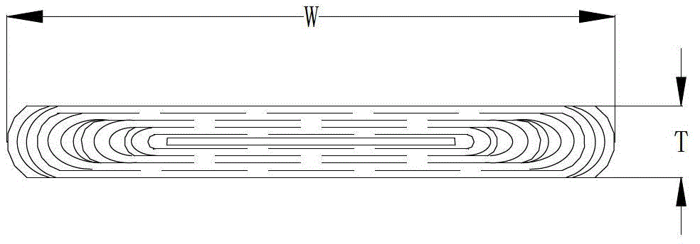 Square lithium ion power battery and preparation method thereof