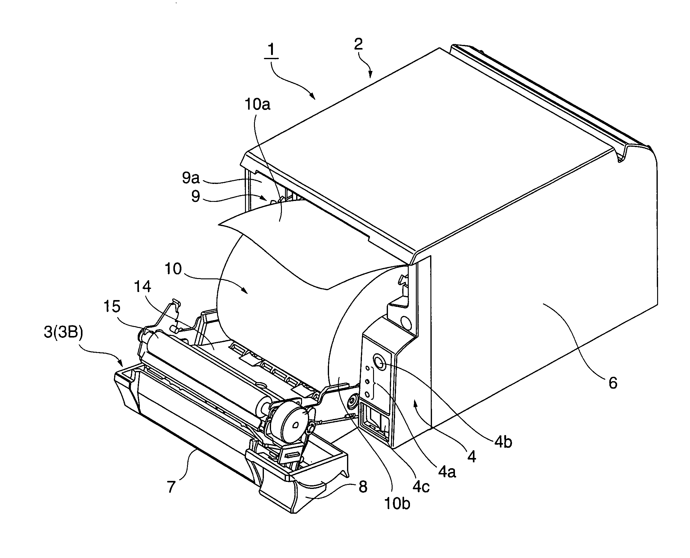 Roll paper printer