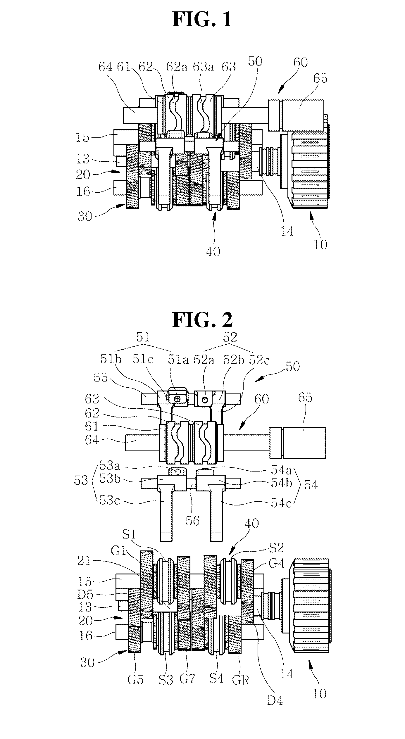 Shifting apparatus of dual clutch transmission mechanism