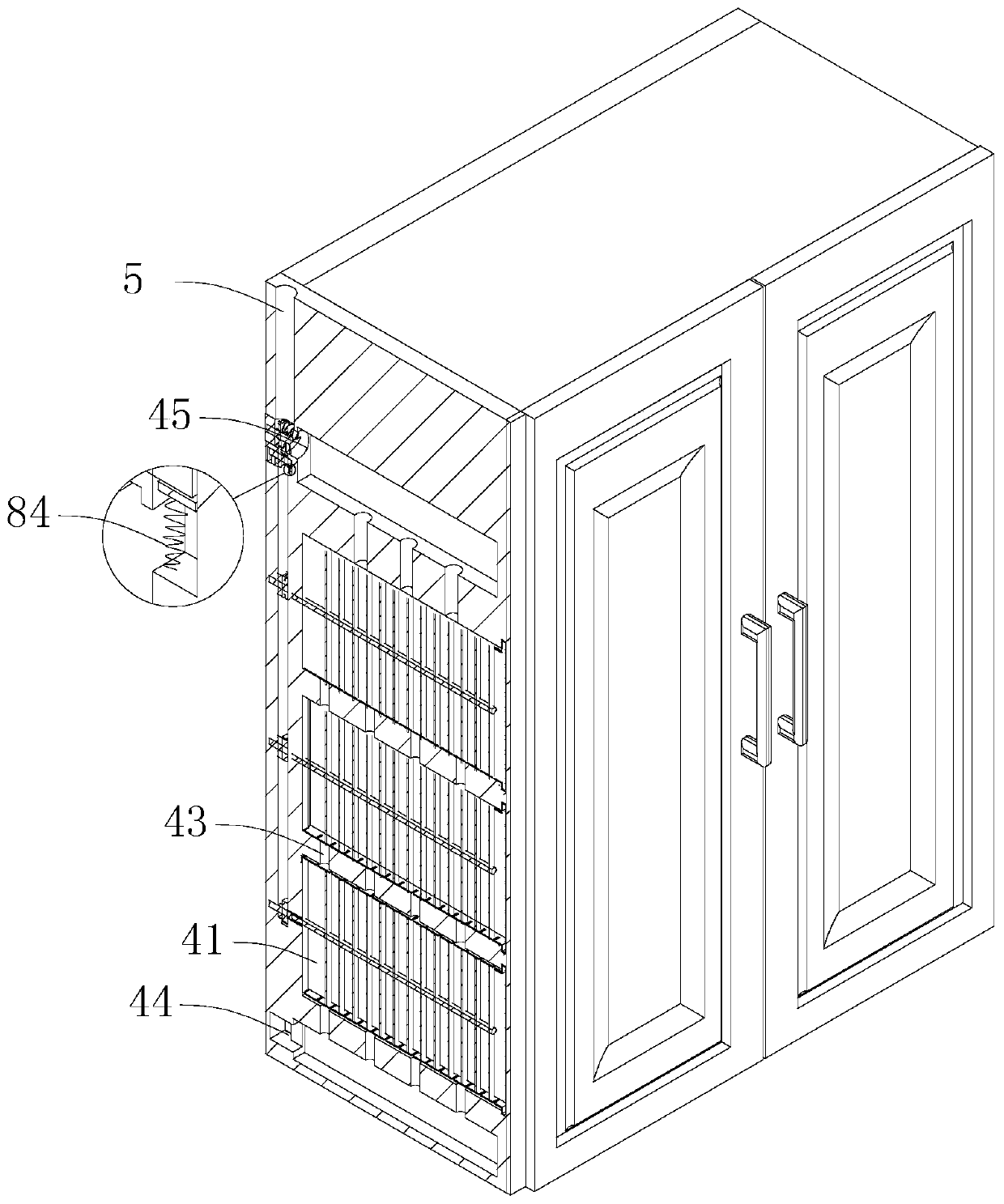 Home-use camphorwood wardrobe