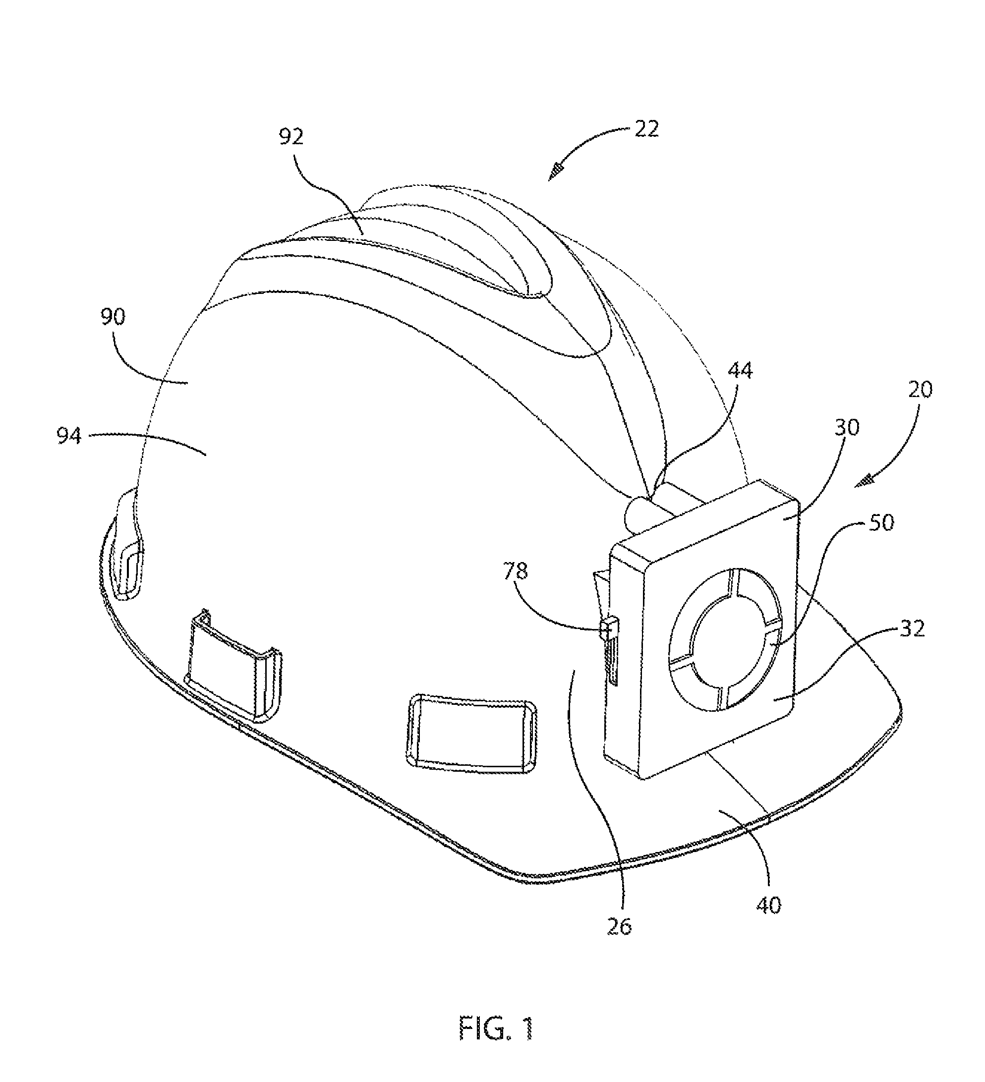 Air-cooled hard hat