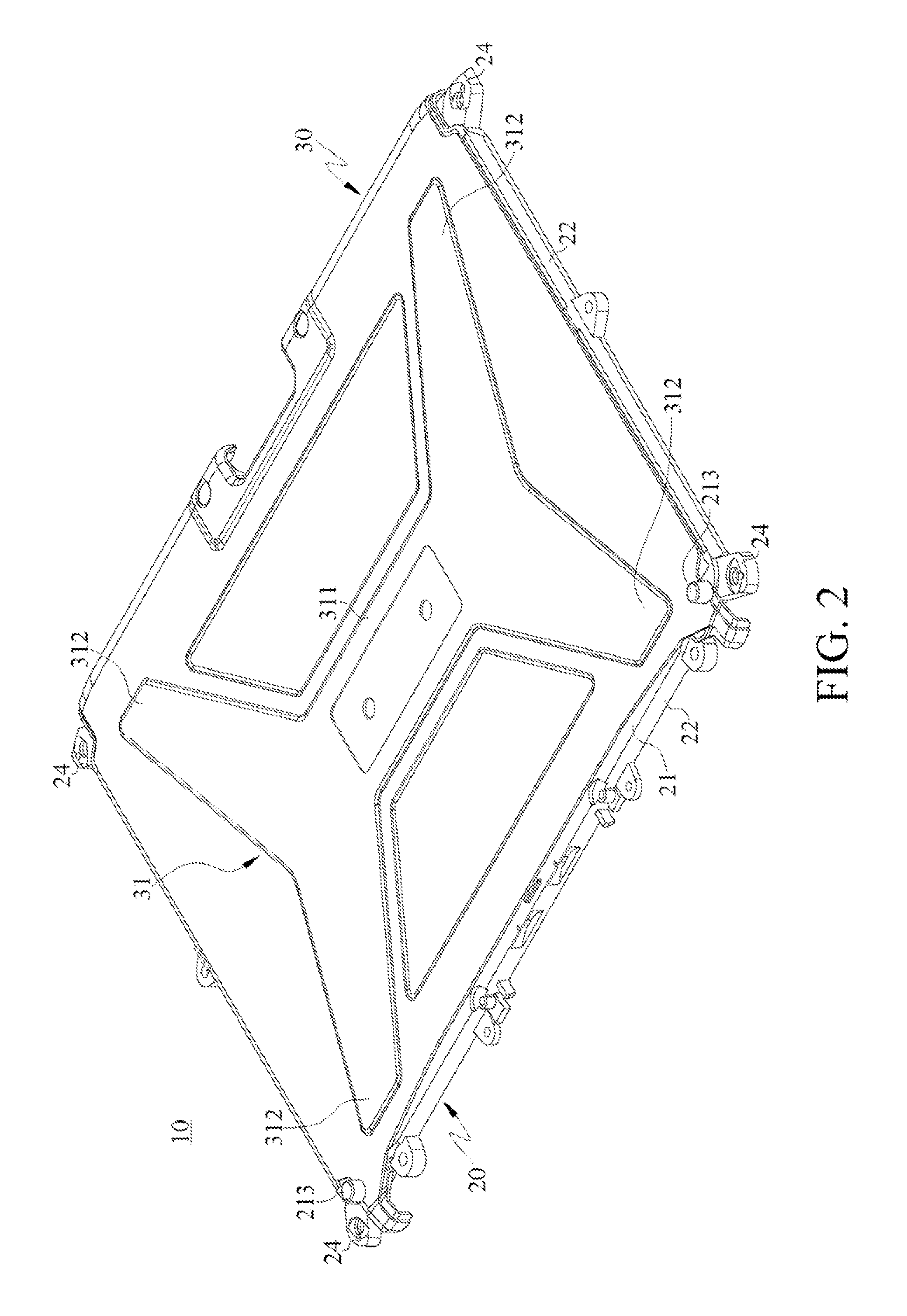 Composite casing structure