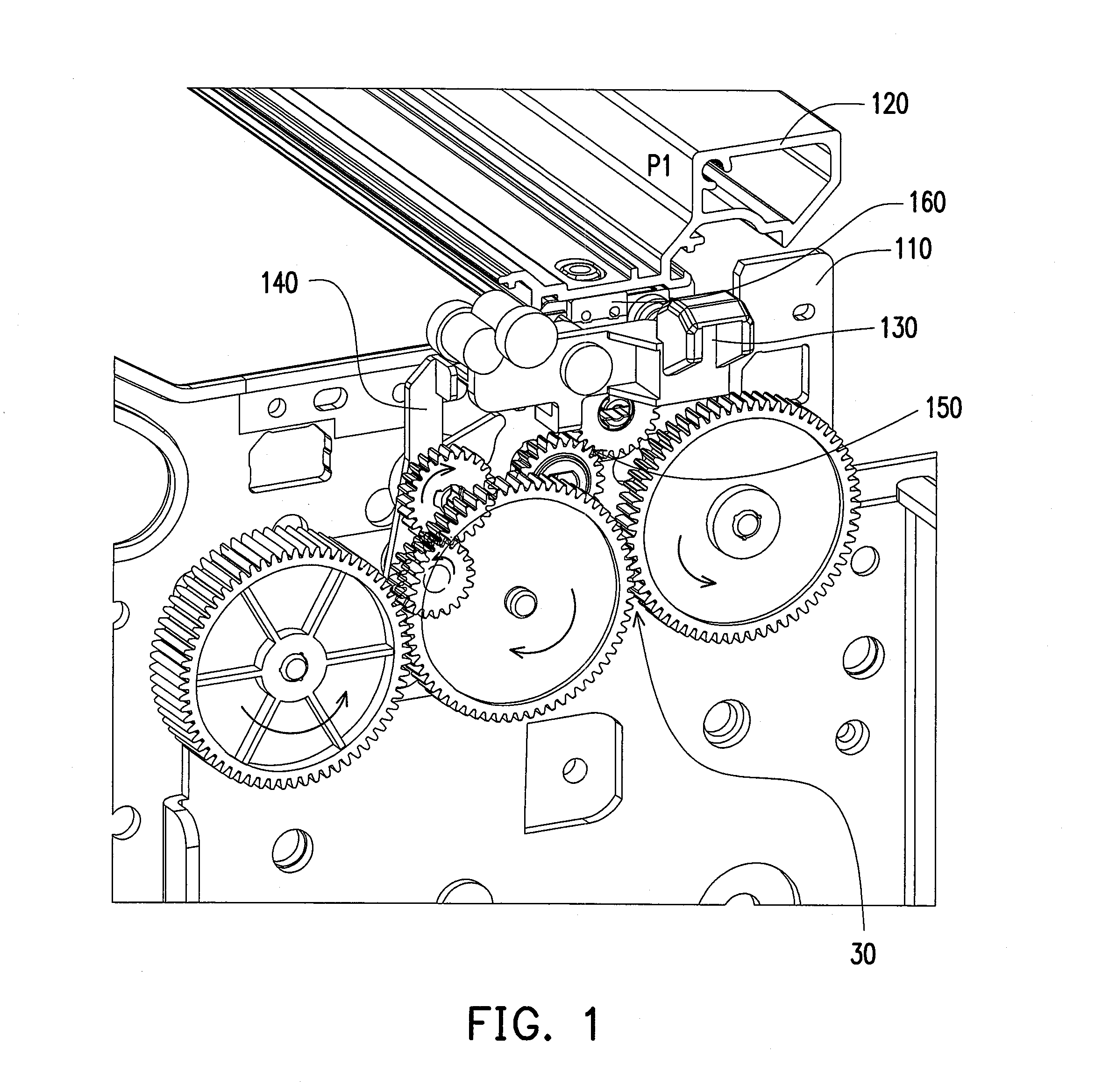 Depinching mechanism for paper jam removal in printer