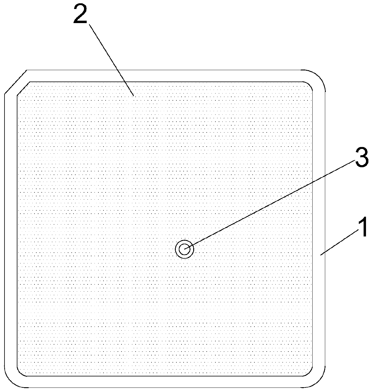 Method for preparing macromolecule composite material antenna