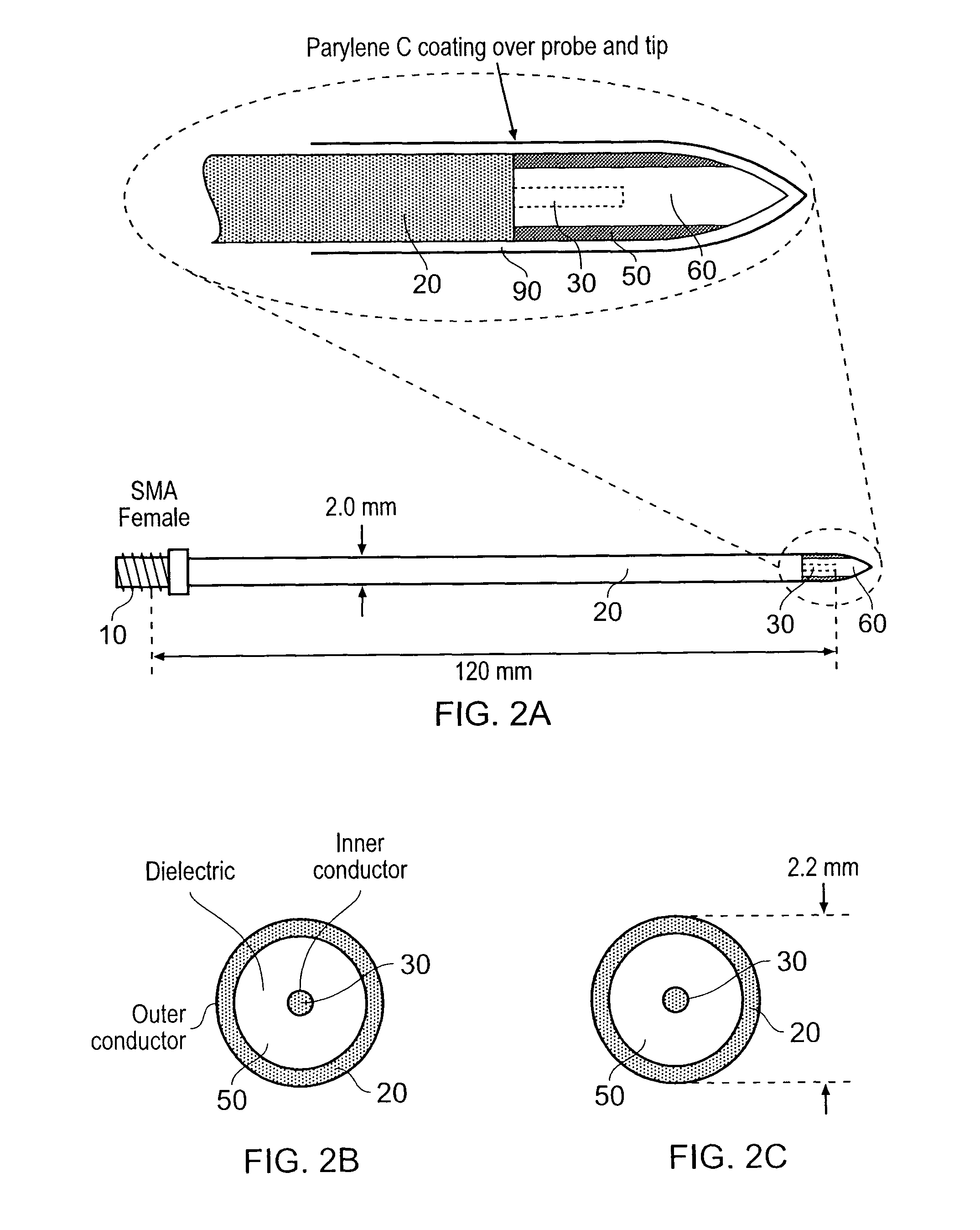 Tissue measurement and ablation antenna