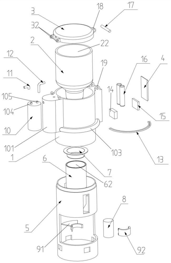 Portable water pollutant enrichment device