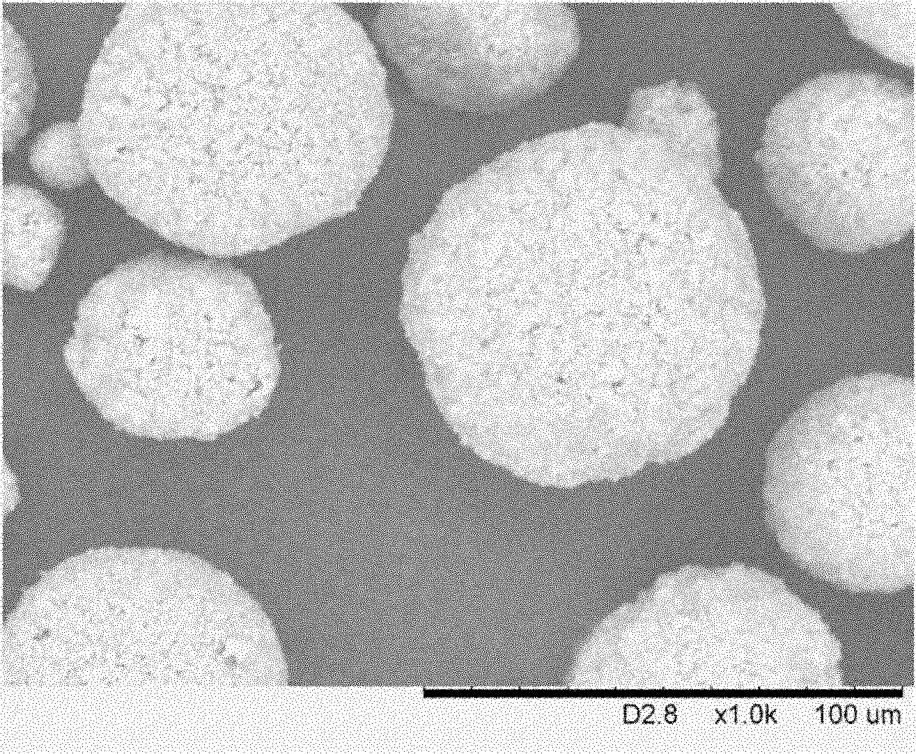 Method for preparing wear-resistant nano calcium oxide-based carbon dioxide reaction adsorbent