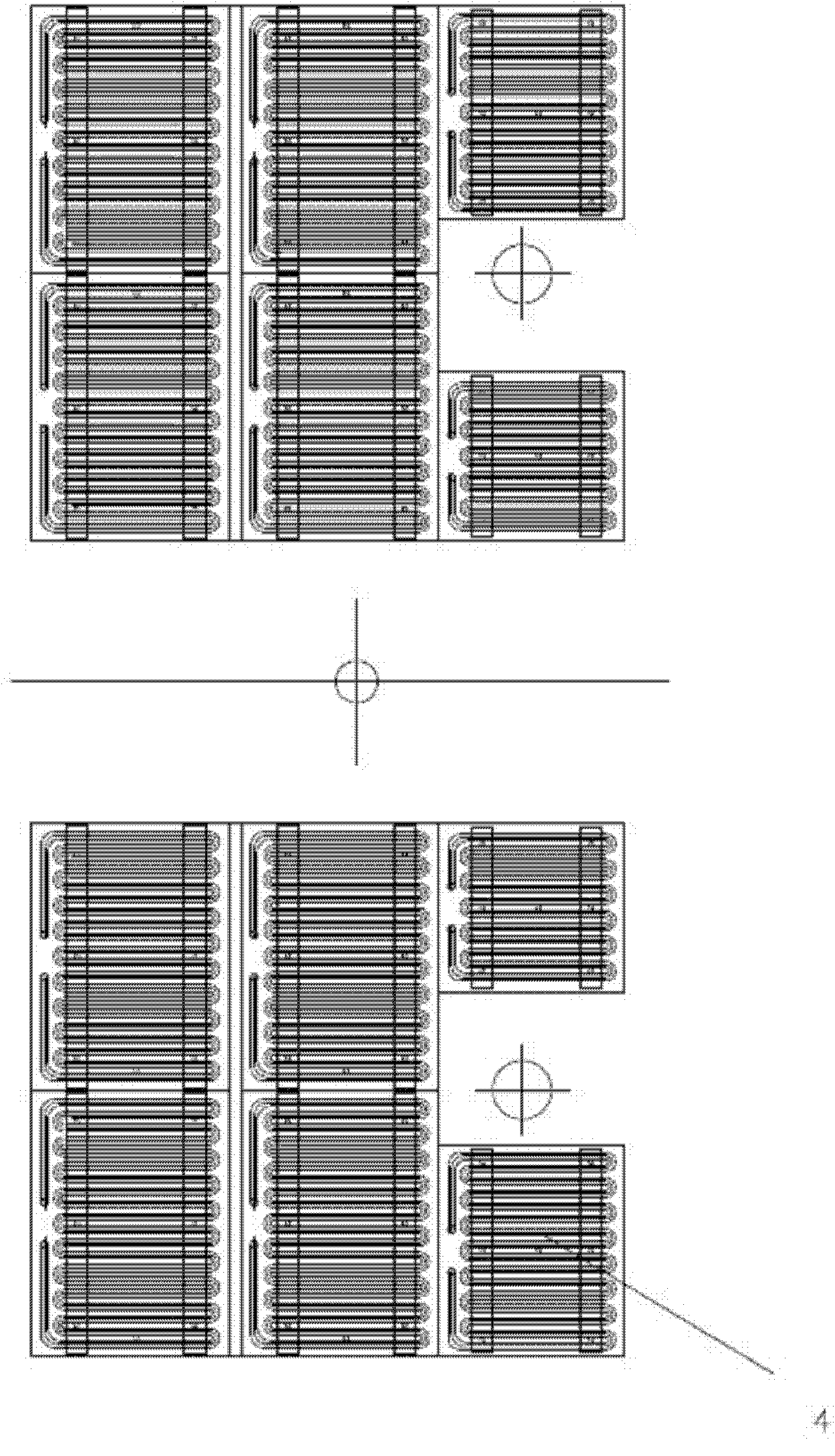 Lower-half cylinder temperature compensation device of cylinder and temperature compensation method thereof