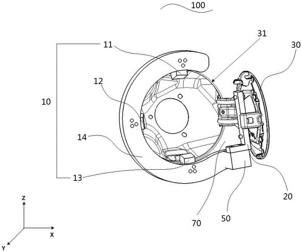 Assembling positioning device for car oil filler cap