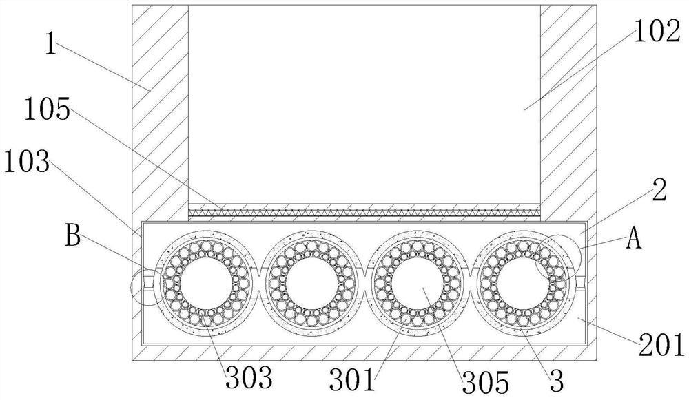 Anti-bending straight rail groove