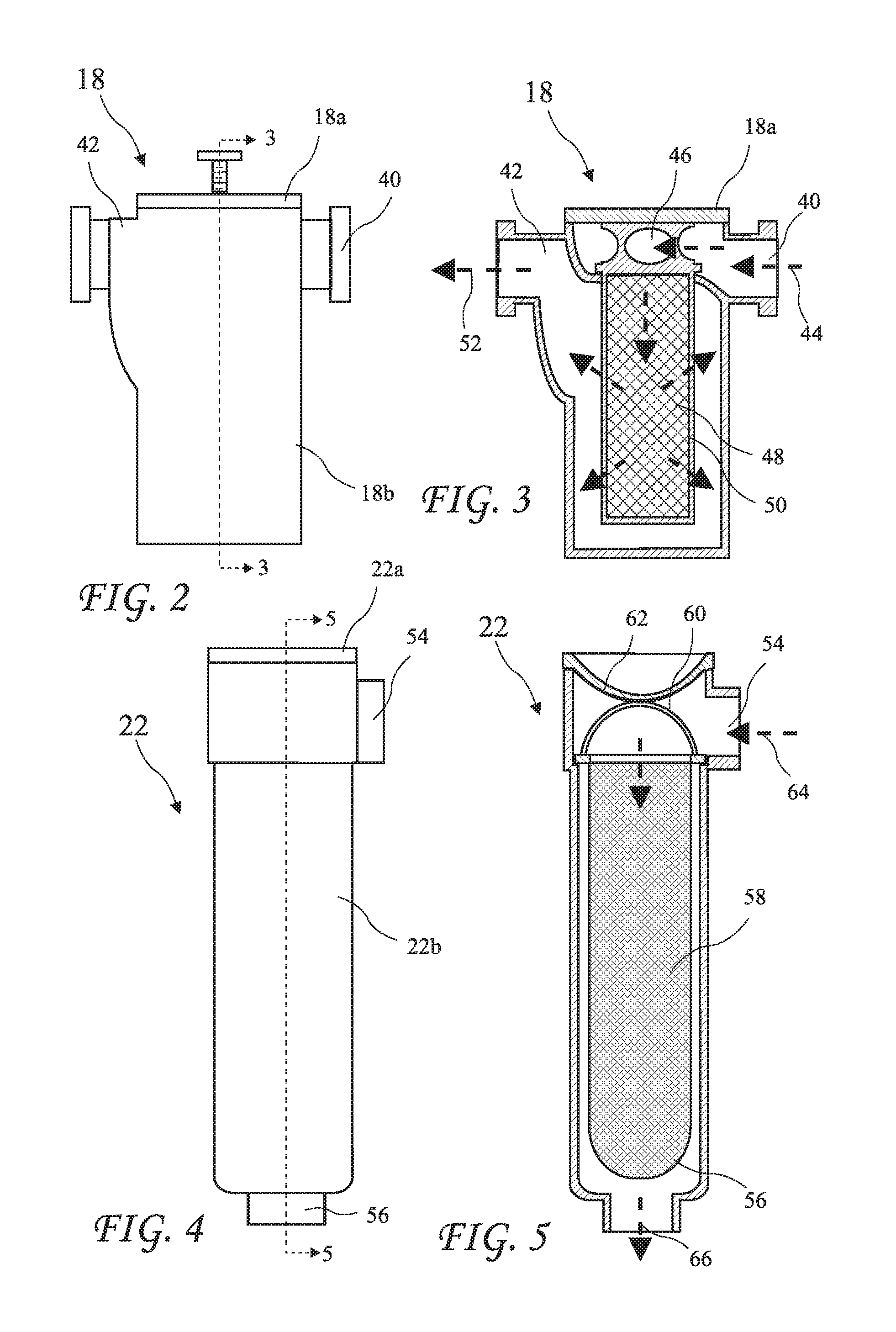 Waste water filtering system