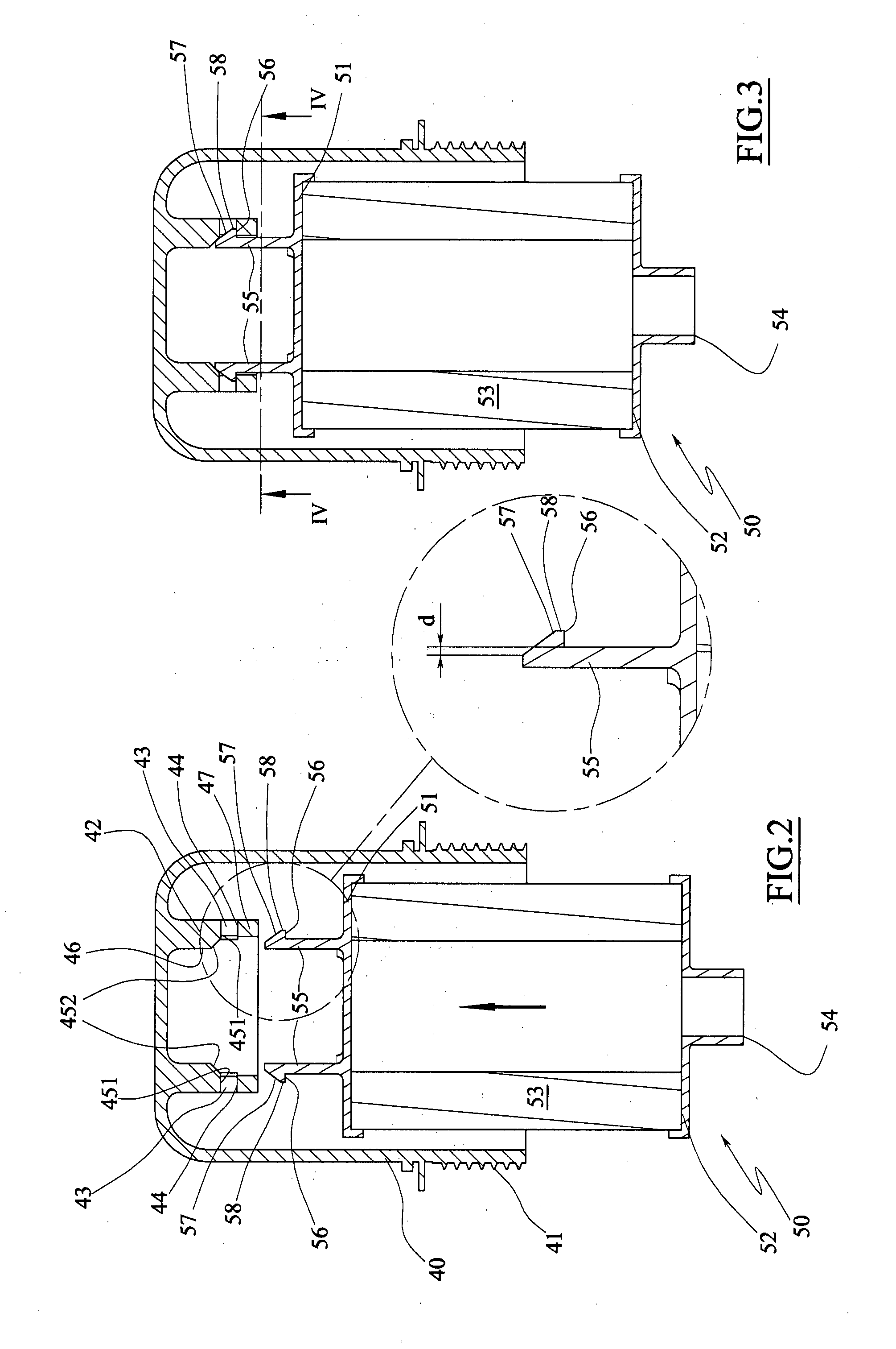 Filtering unit and relative filtering cartridge