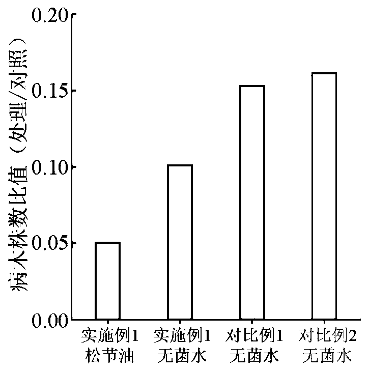 Nematicide taking turpentine as carrier and application of nematicide