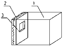 Building structure with function of absorbing haze