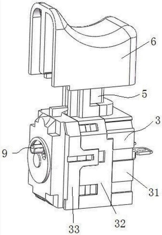 A DC speed regulating switch