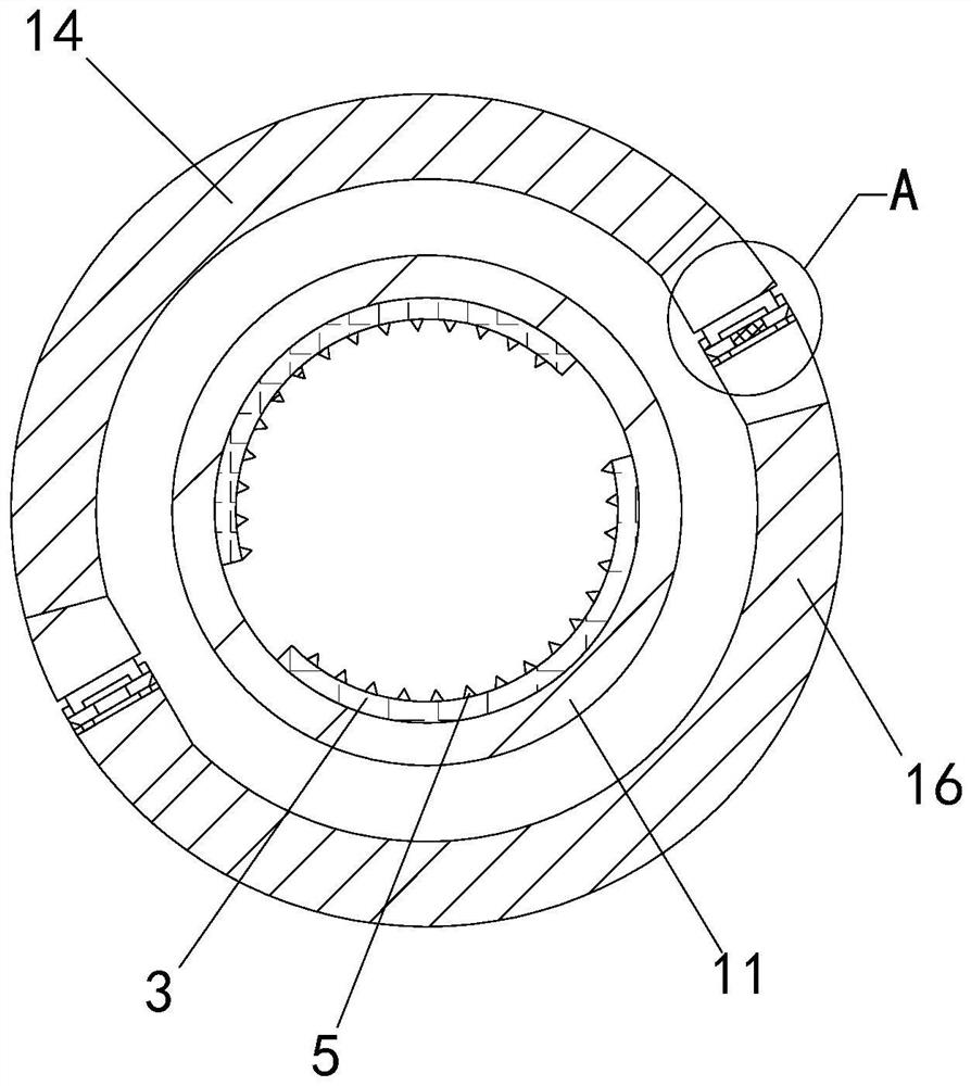 Medical negative pressure suction tube connecting device