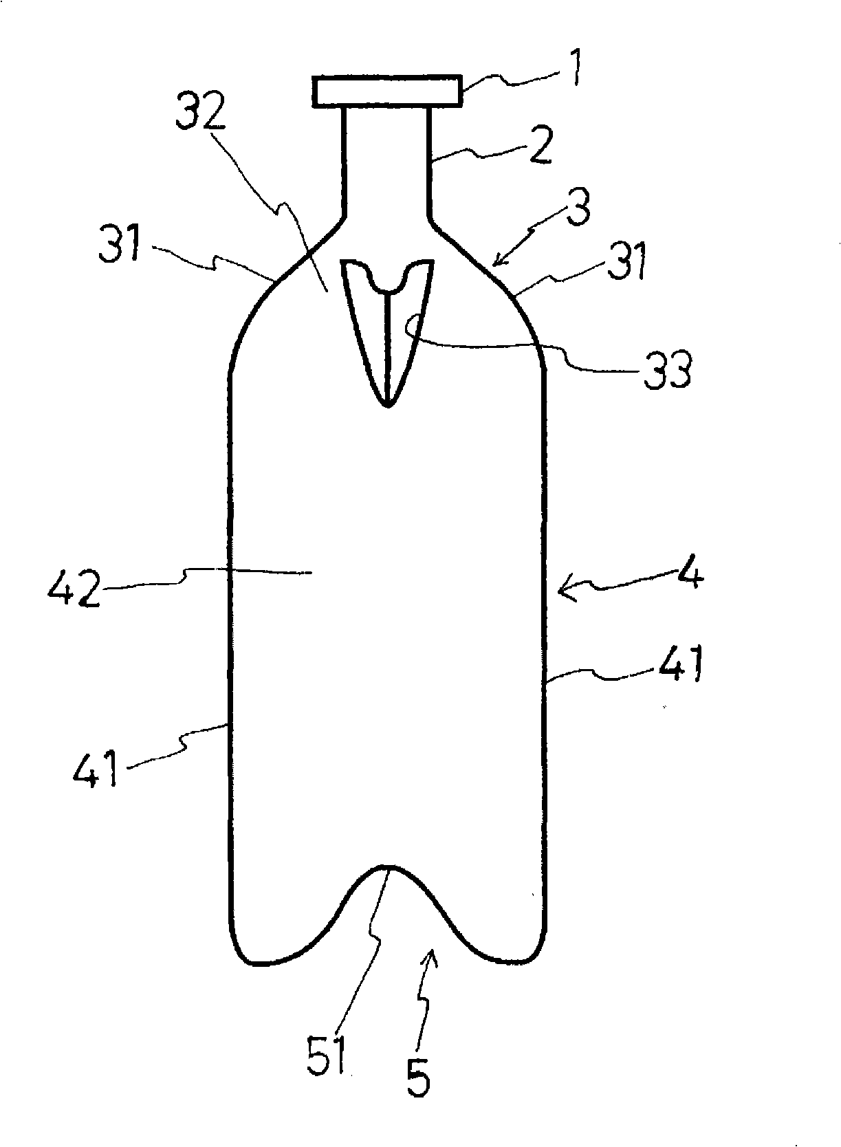 Blow-molded plastic infusion container