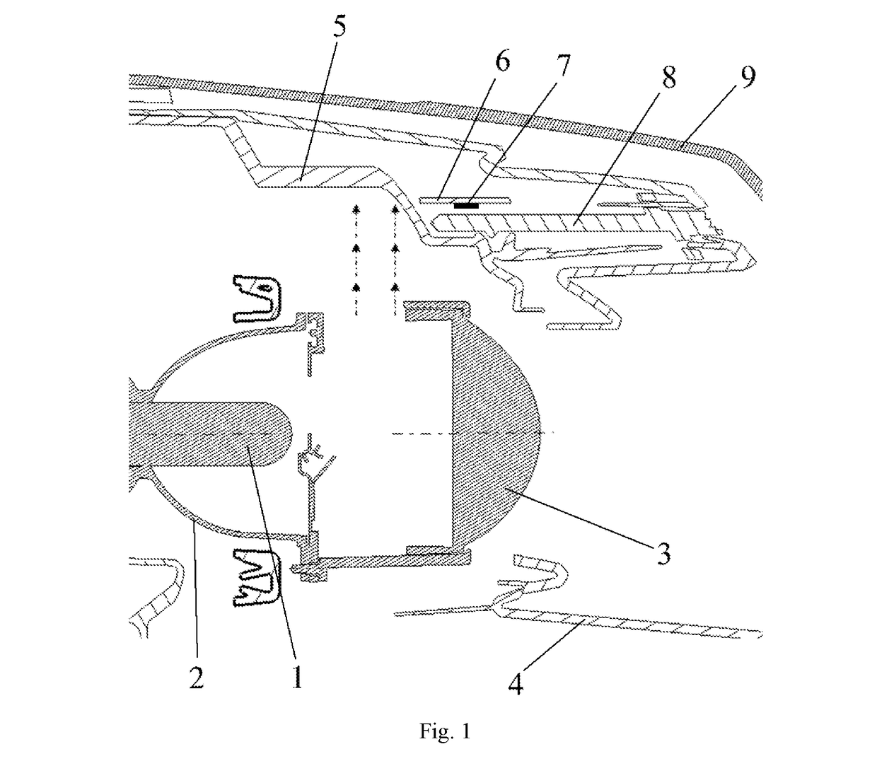 Lighting module and motor vehicle including the same