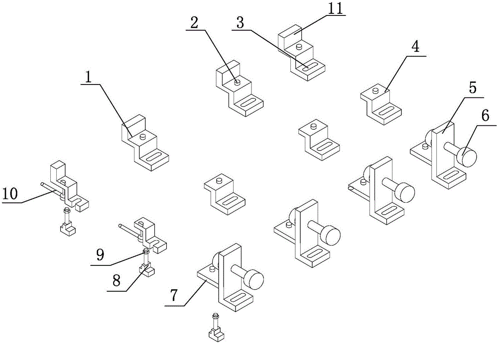 Positioning device for large aluminum parts milling