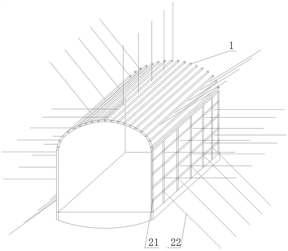 Roadway support method for soft broken rock masses of underground mine