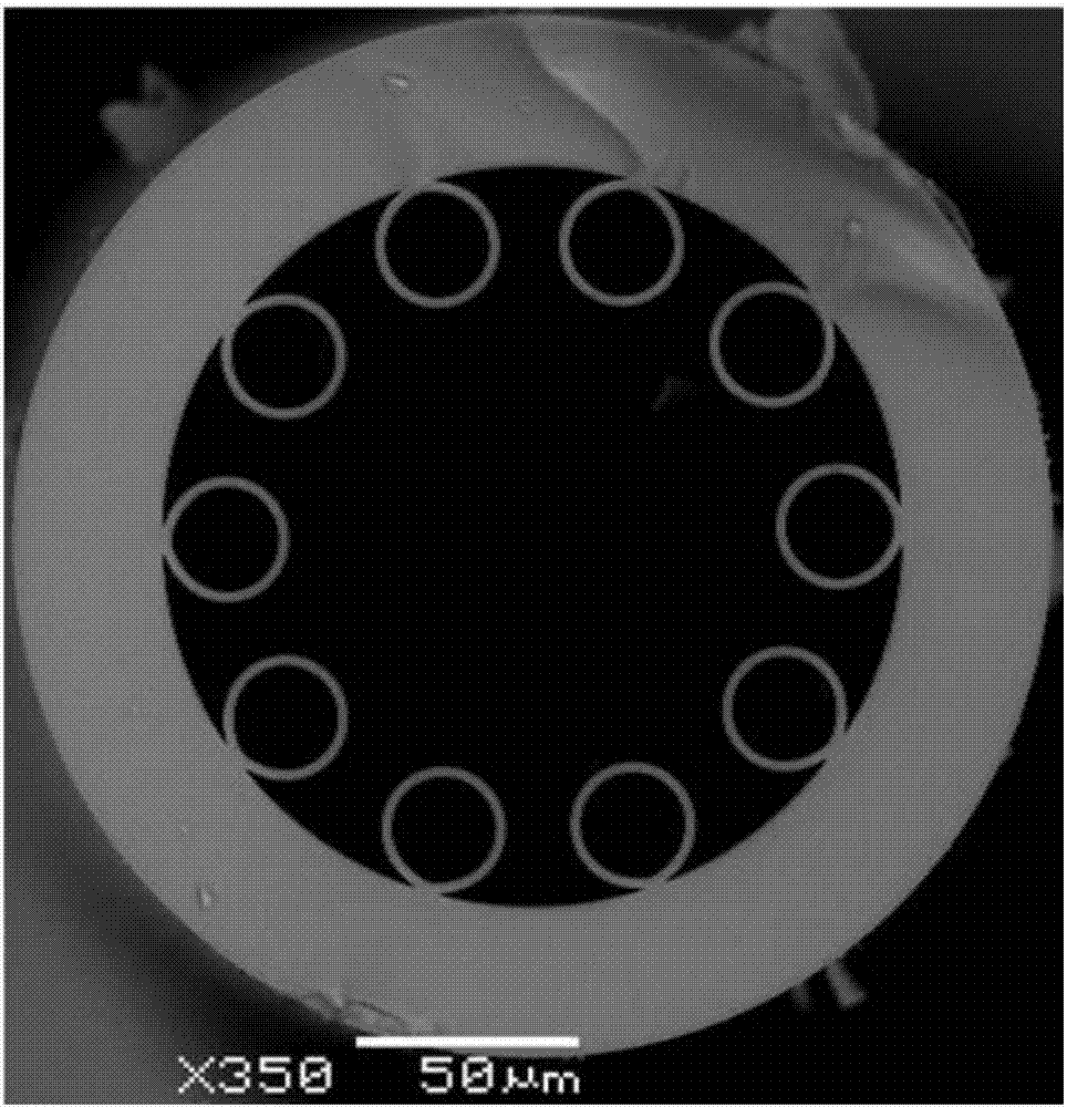 Mid-infrared gas cascaded Raman laser with all-fiber structure