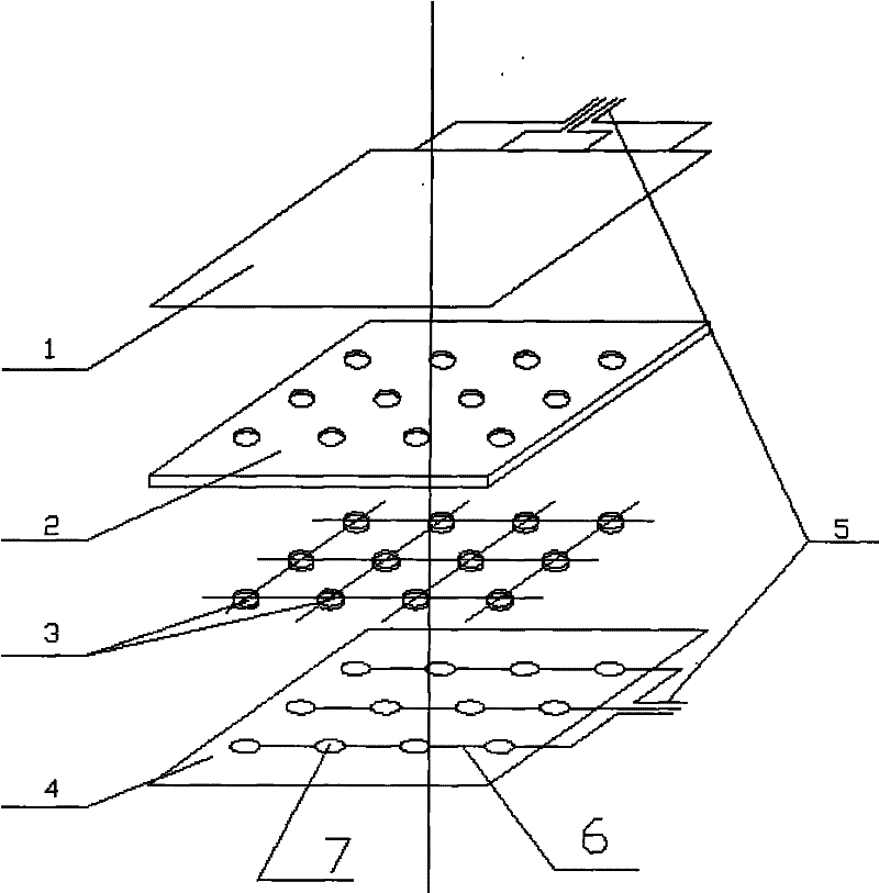 Conductive-rubber-based flexible array clip pressure sensor and manufacturing method