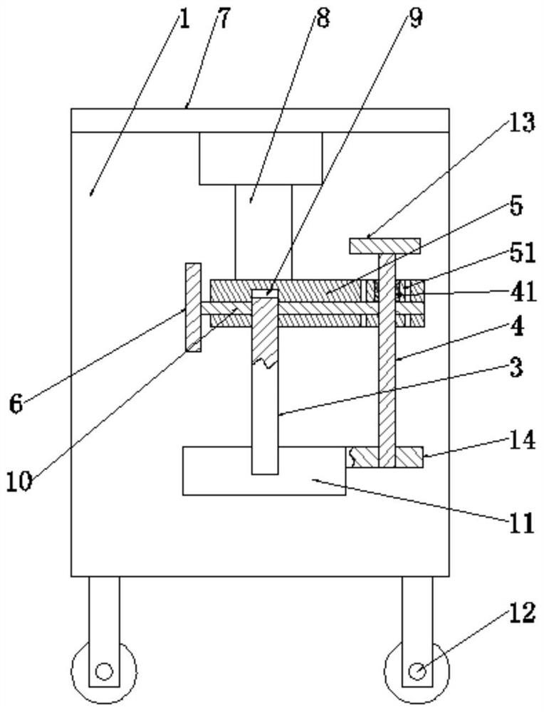 Phyllostachys praecox shoot picking device