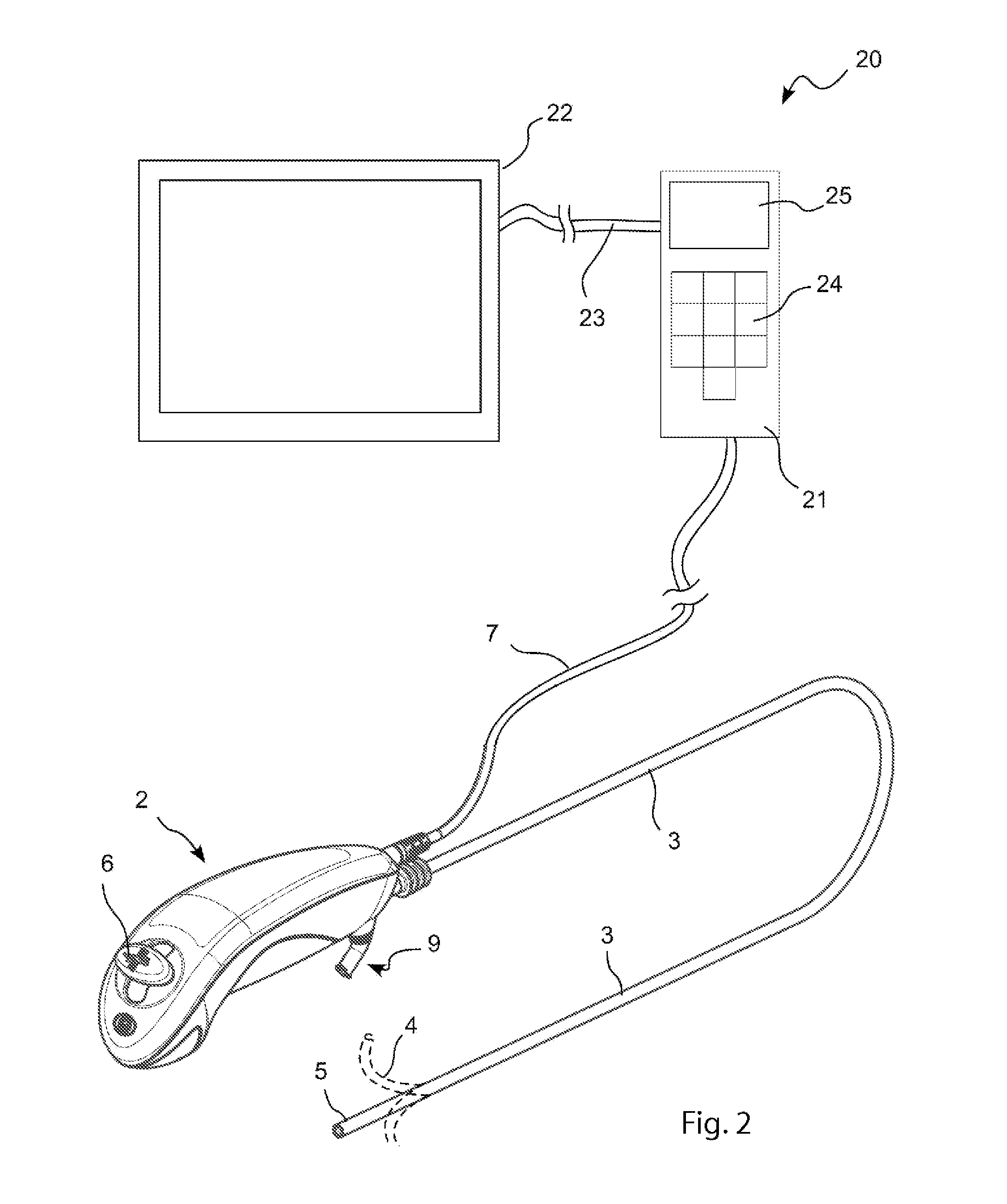 Imaging system with disposable part