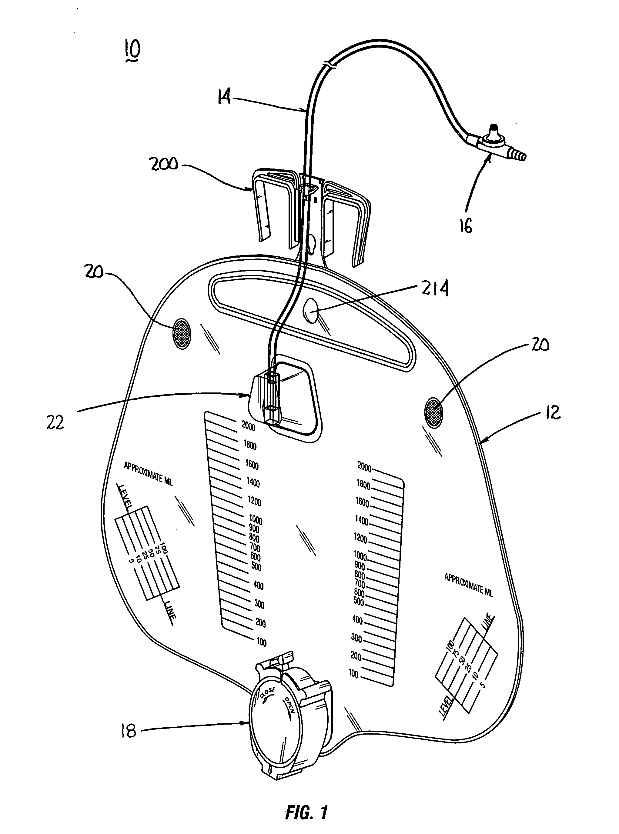 Urine collection system with needleless sampling port