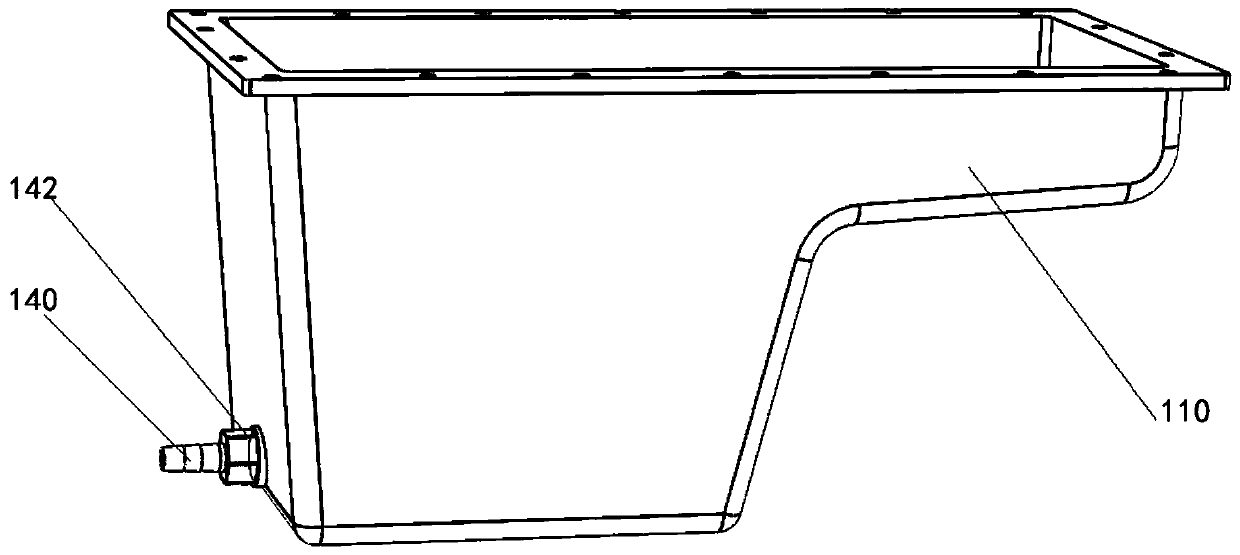 Engine oil liquid level stabilization system of engine sump and control method thereof