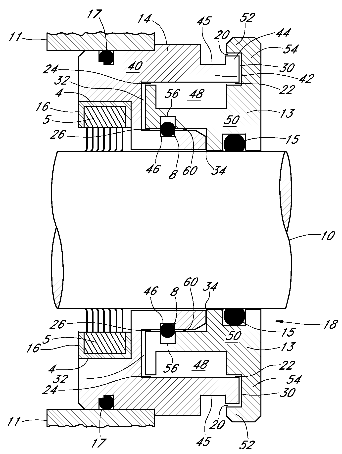 Motor ground seal