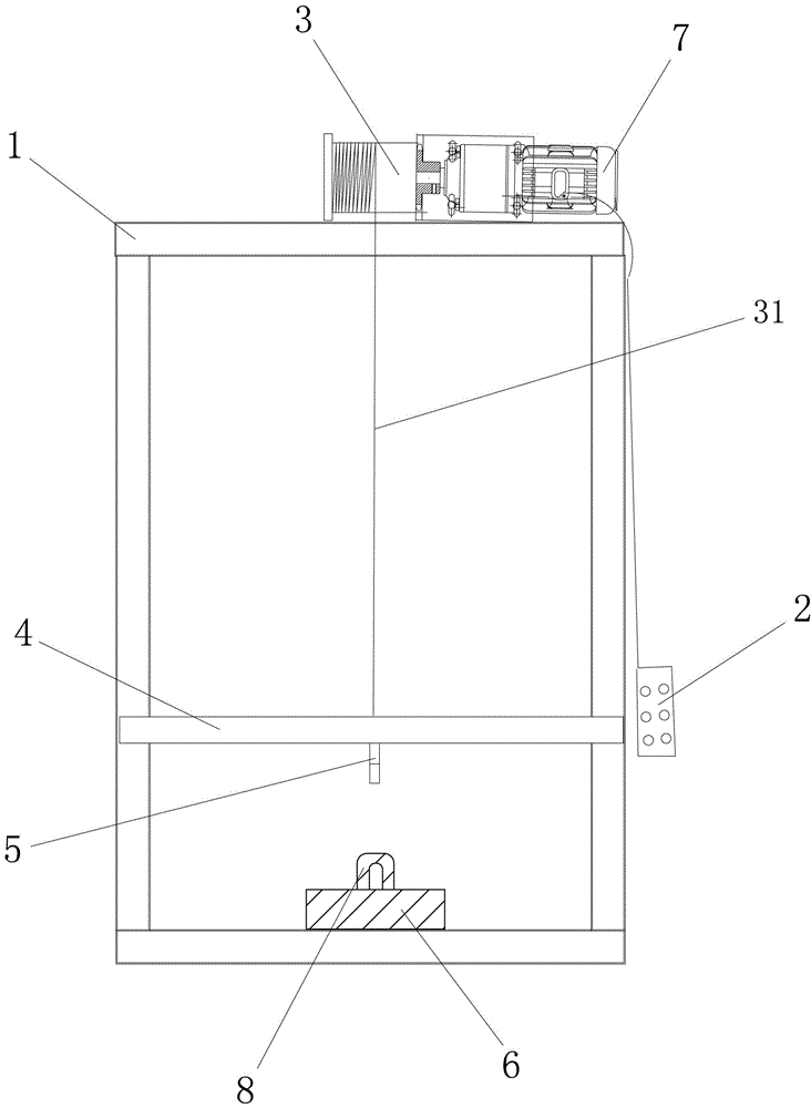 Safety training device of somatosensory laboratory