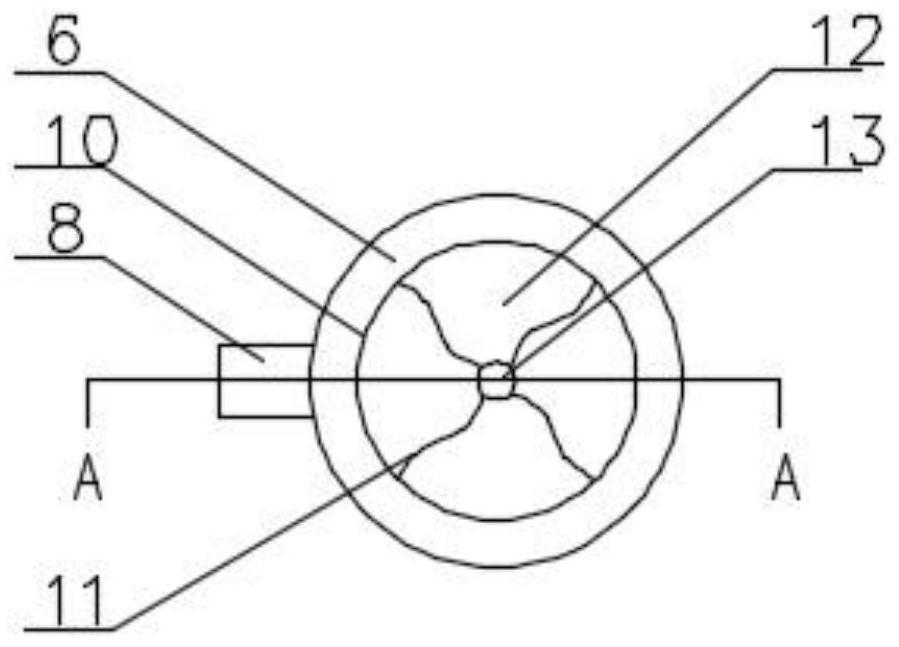 Device for rapidly testing water burst pressure of bedrock fracture in magmatic rock tunnel