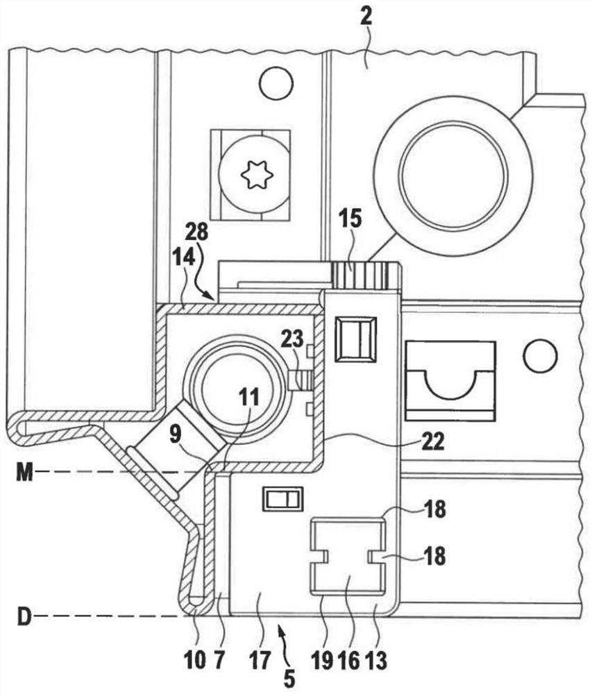 Switchgear cabinet having a frame and a side wall element fastened to the frame