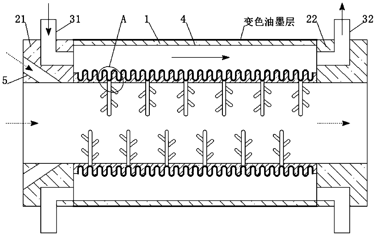 Method and device for conveying combustible gas generated in leachate treatment