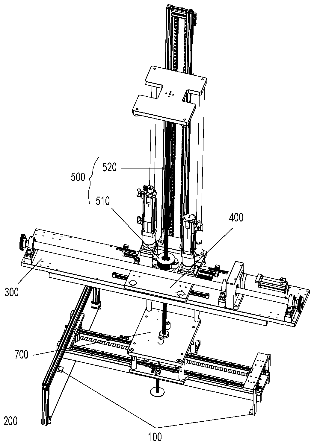 Workpiece dislocation grabbing method