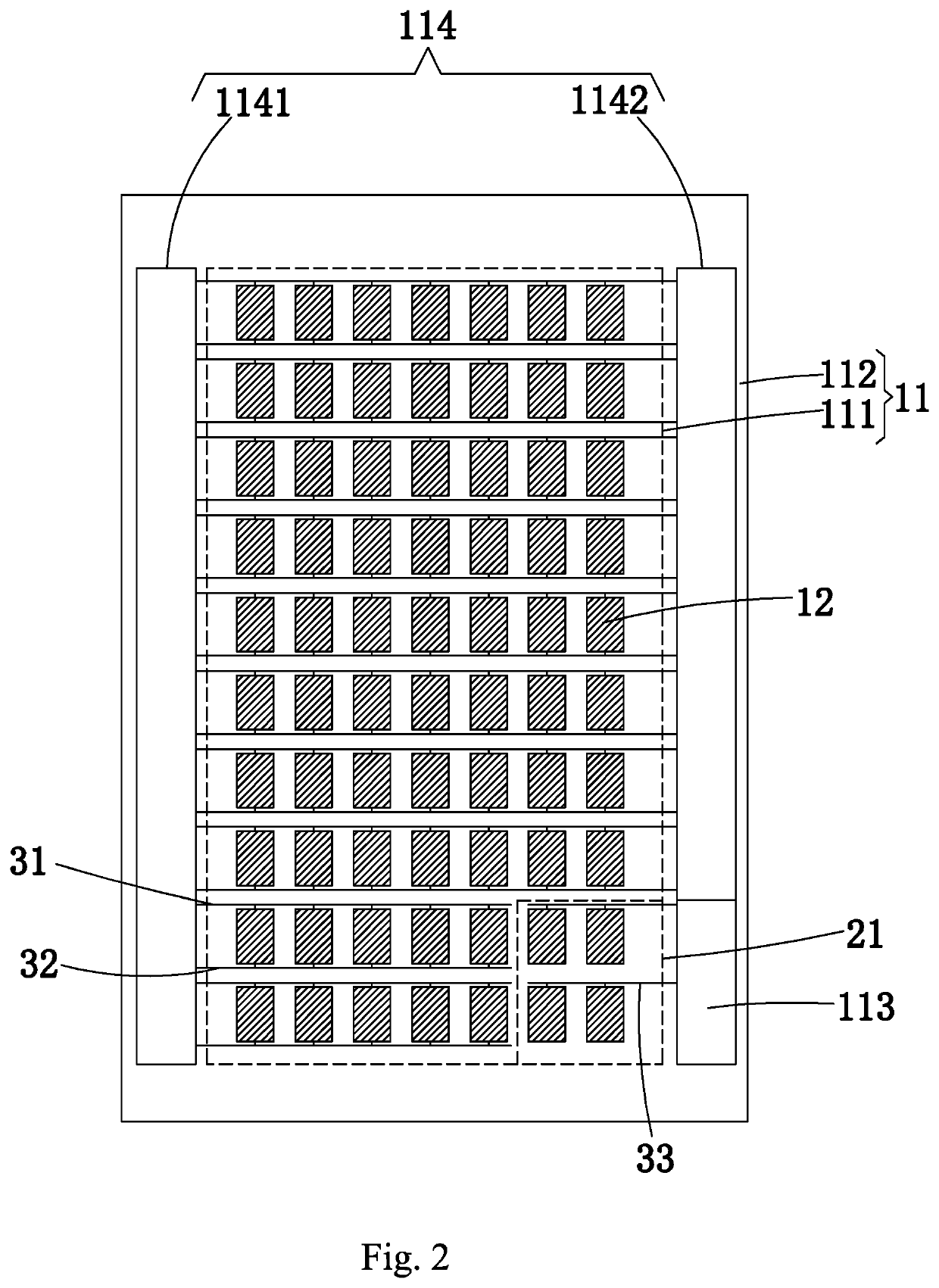 OLED display device with fingerprint on display