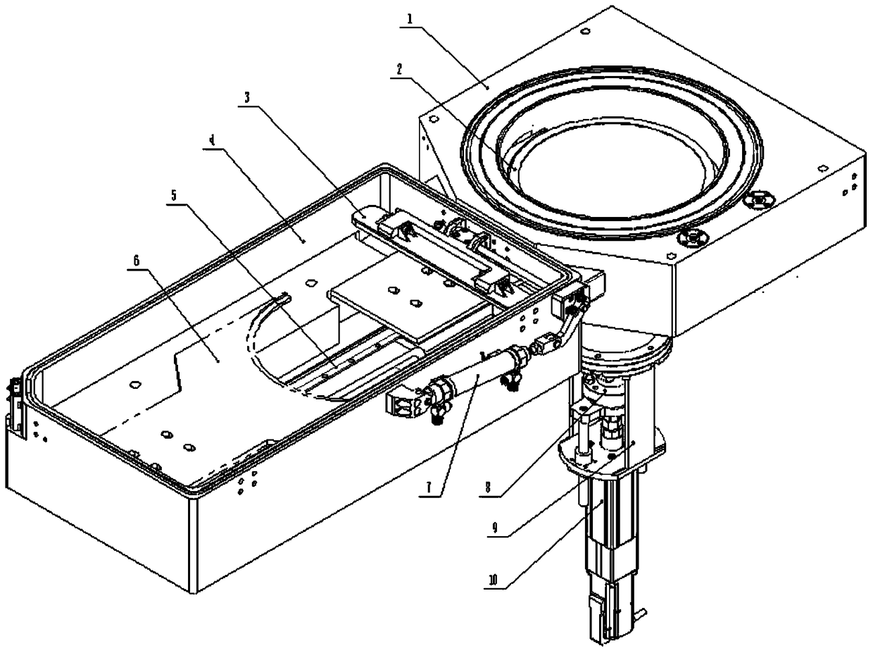 An automatic film transfer device and control method applied to semiconductor equipment