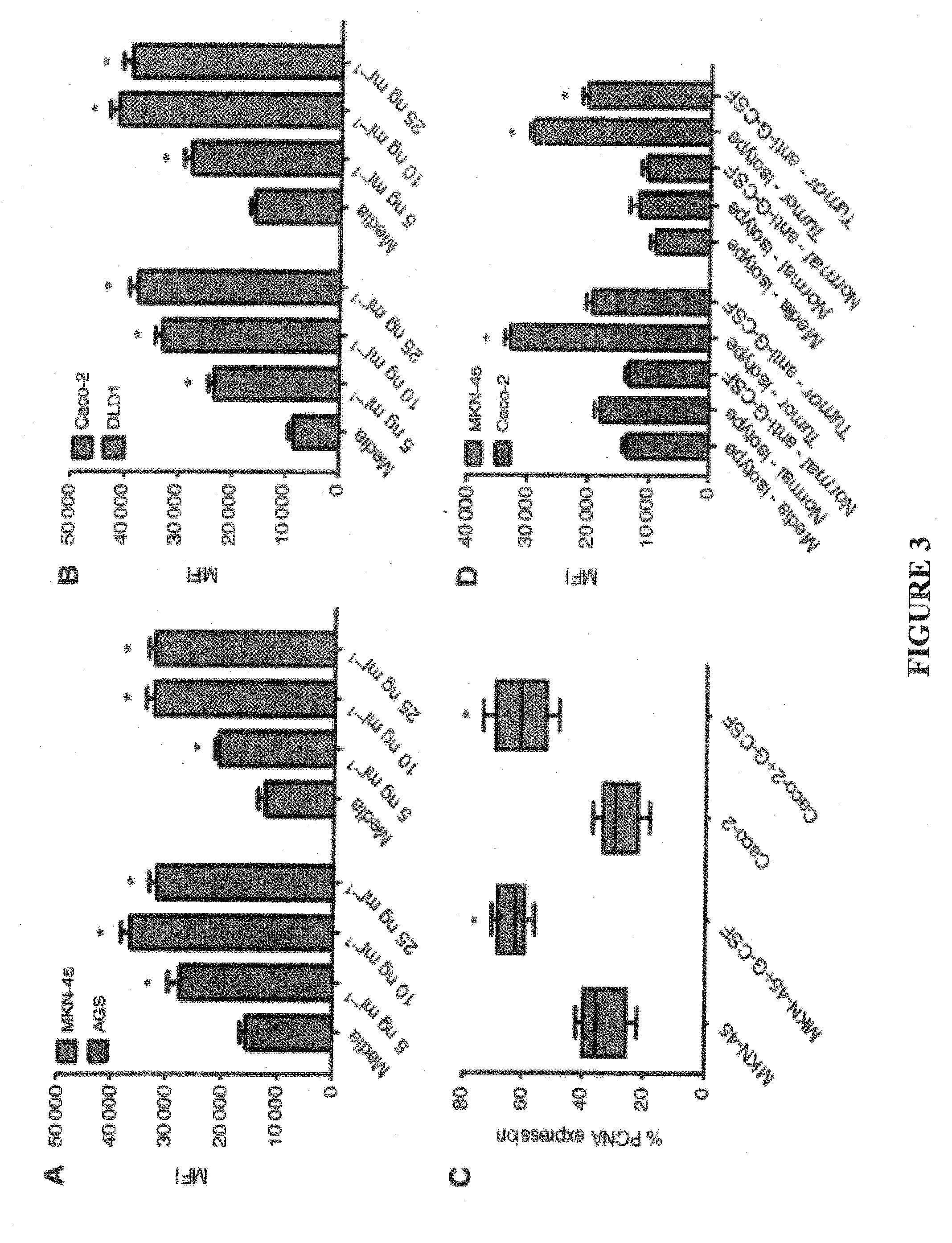 Inhibition of granulocyte colony stimulating factor in the treatment of cancer