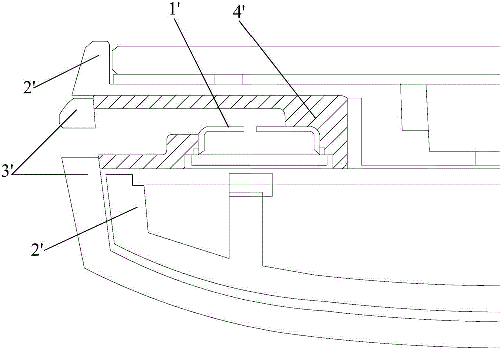 MIC sound guiding path structure and mobile terminal