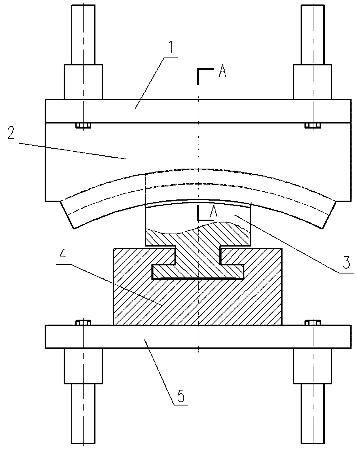 Bidirectional guide rail friction pendulum vibration isolation support with anti-pulling function