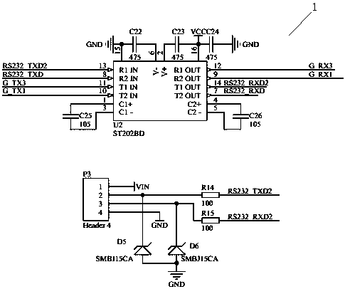 Communication module circuit